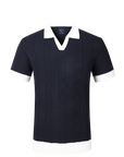 TB Two-Tone Buttonless Polo
