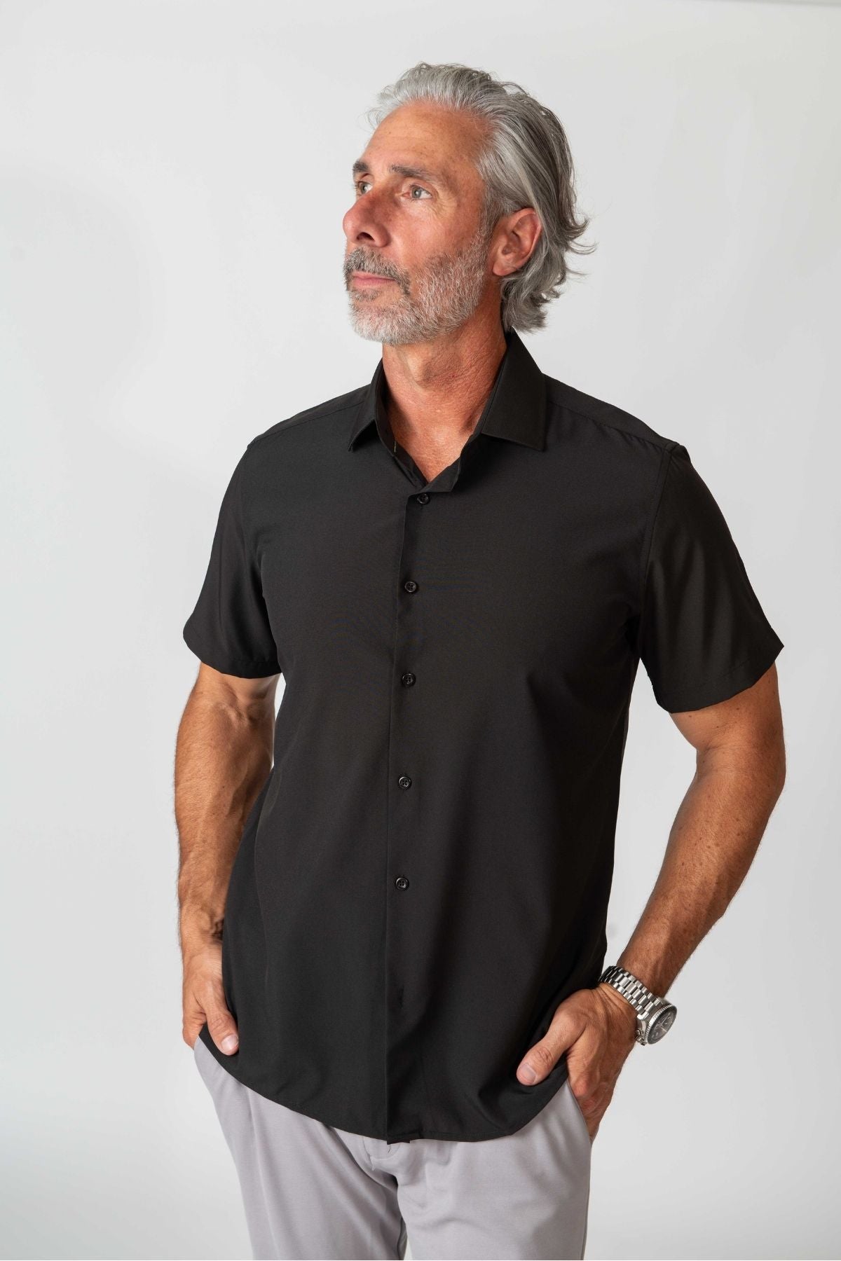 "The Short Original Stretch" TB101  (Black)