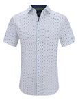 Men's Slim Fit Performance Stretch Short Sleeve White