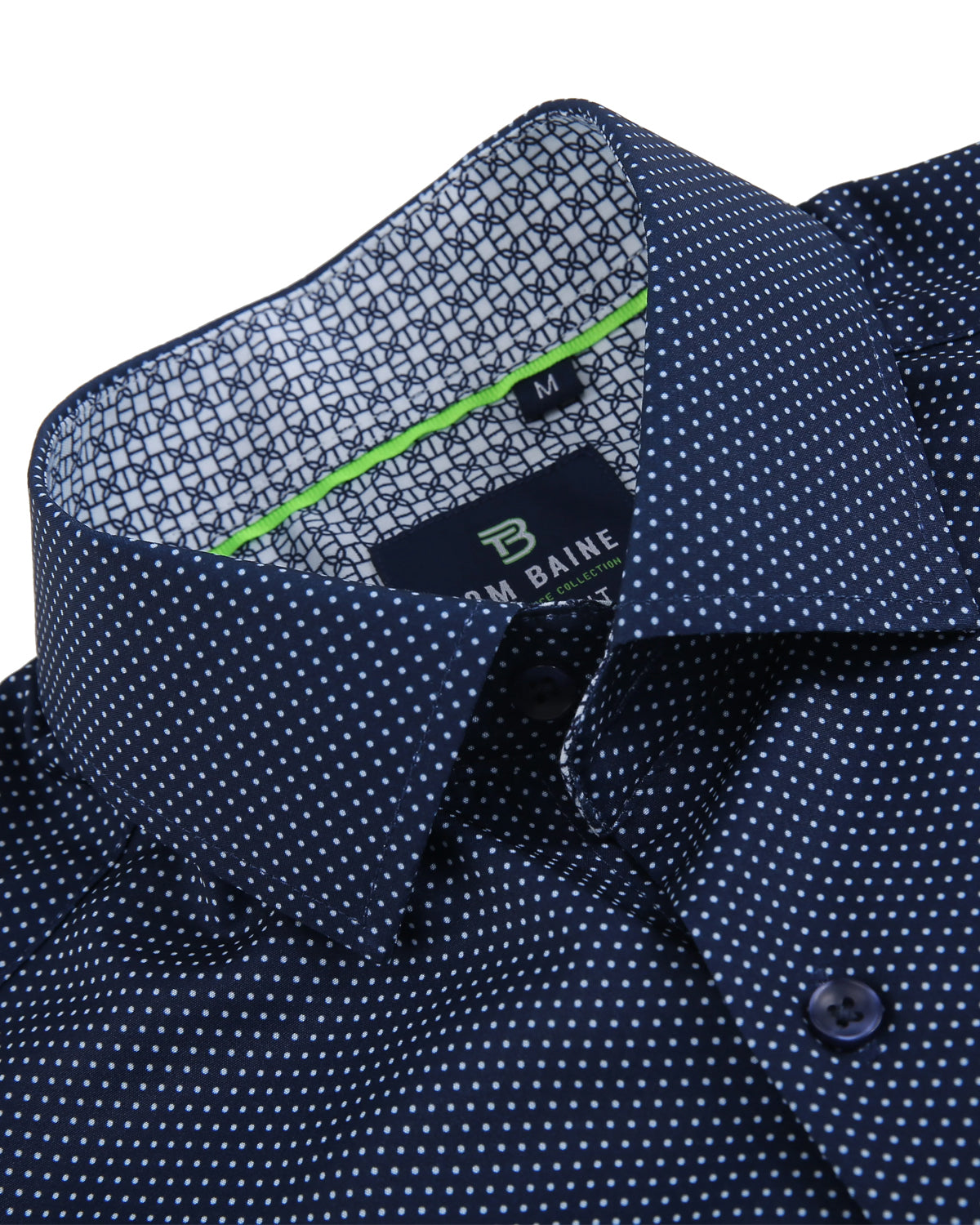 Men's Slim Fit Performance Stretch Short Sleeve Navy