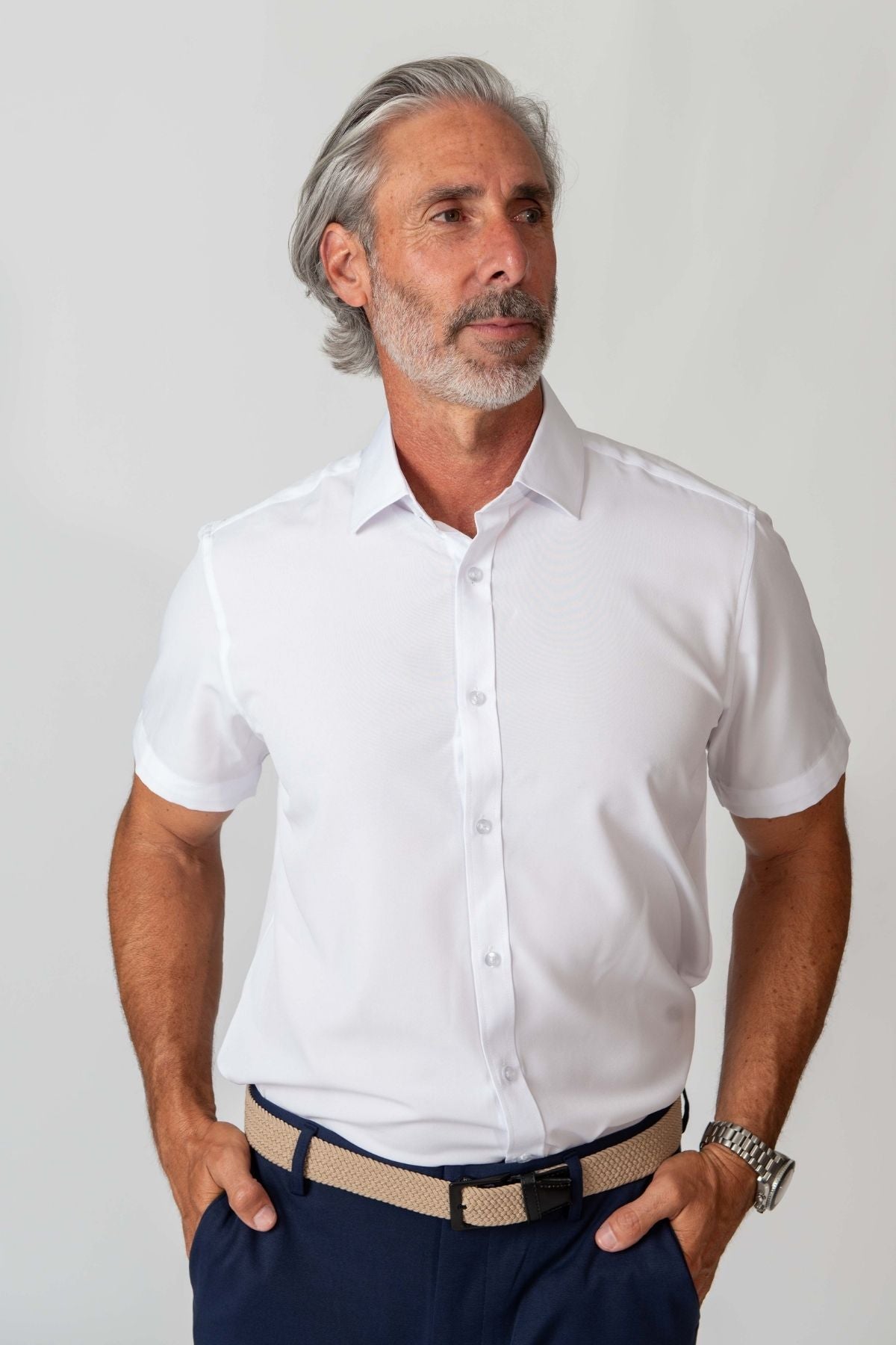 "The Short Original Stretch" TB101 WHITE