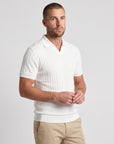 Bellagio Knit Polo - White