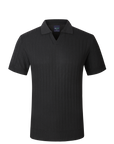 TB Buttonless Ribbed Polo