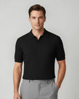 TB Buttonless Ribbed Polo