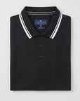 Soft Touch Performace 3 Buttons Polo - Black