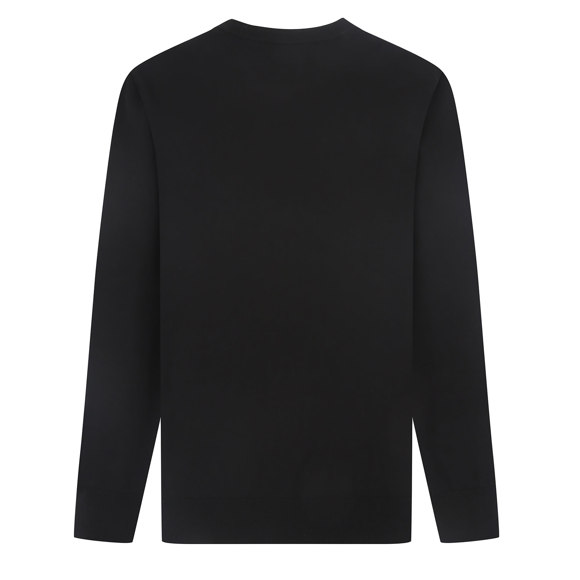 Cashmere Feel Crewneck Sweater (Black)