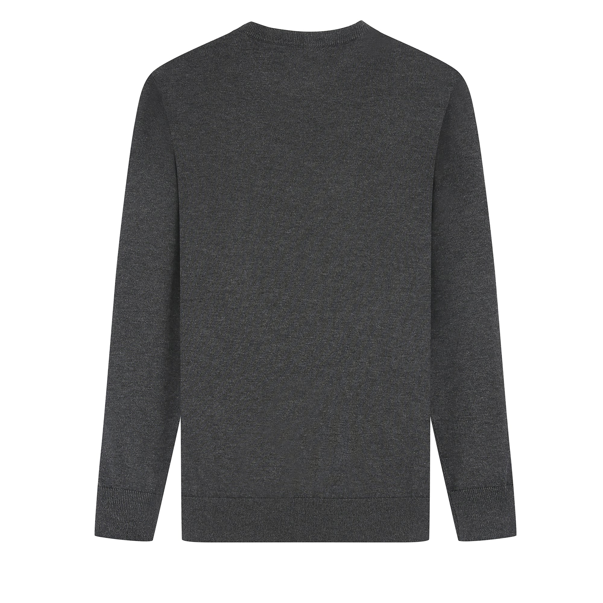 Cashmere Feel Crewneck Sweater(Charcoal)