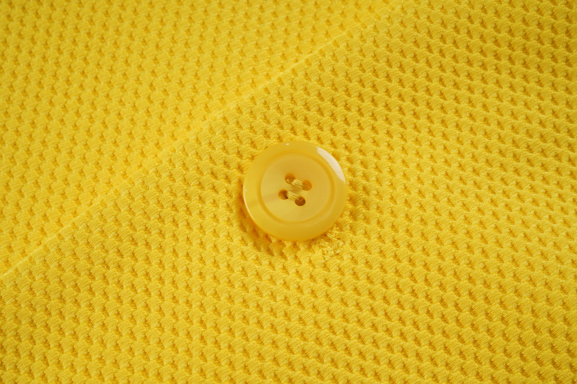 Men's Slim Fit Waffle Performance Stretch Solid Sport Coat Yellow