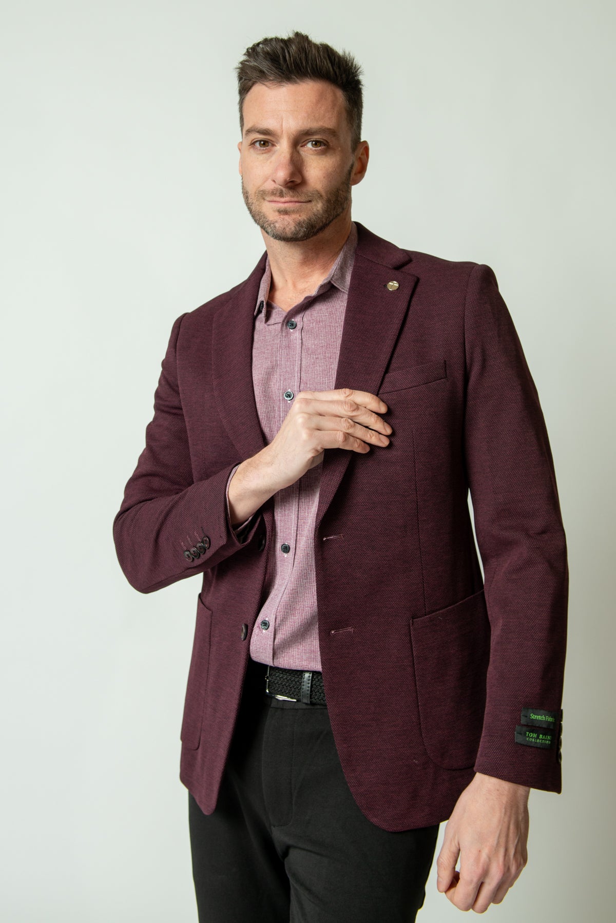 Modern Vintage Collection Sport Coat BURGUNDY TBK701