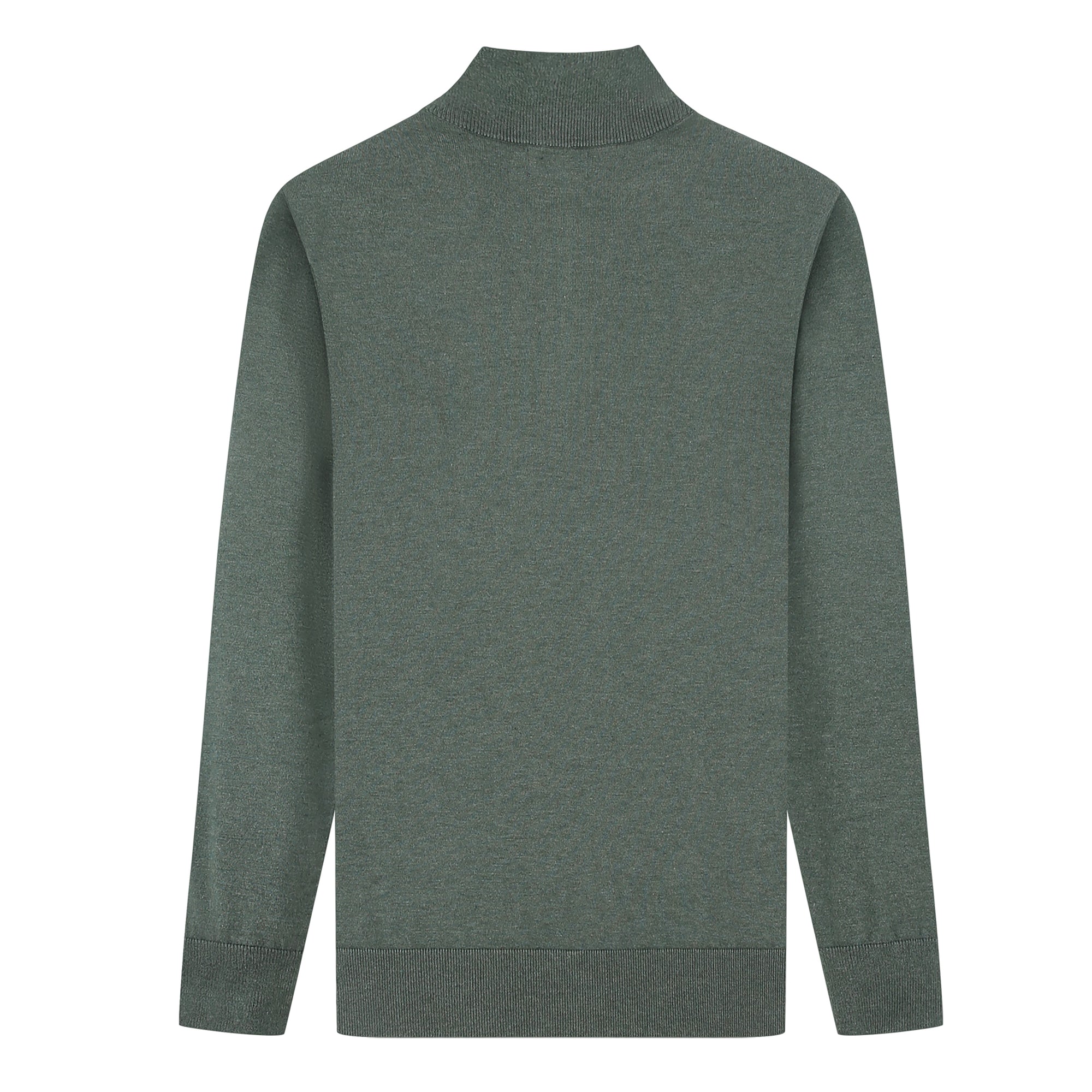 Cashmere Feel 1/4 Zip Sweater (Hunter)