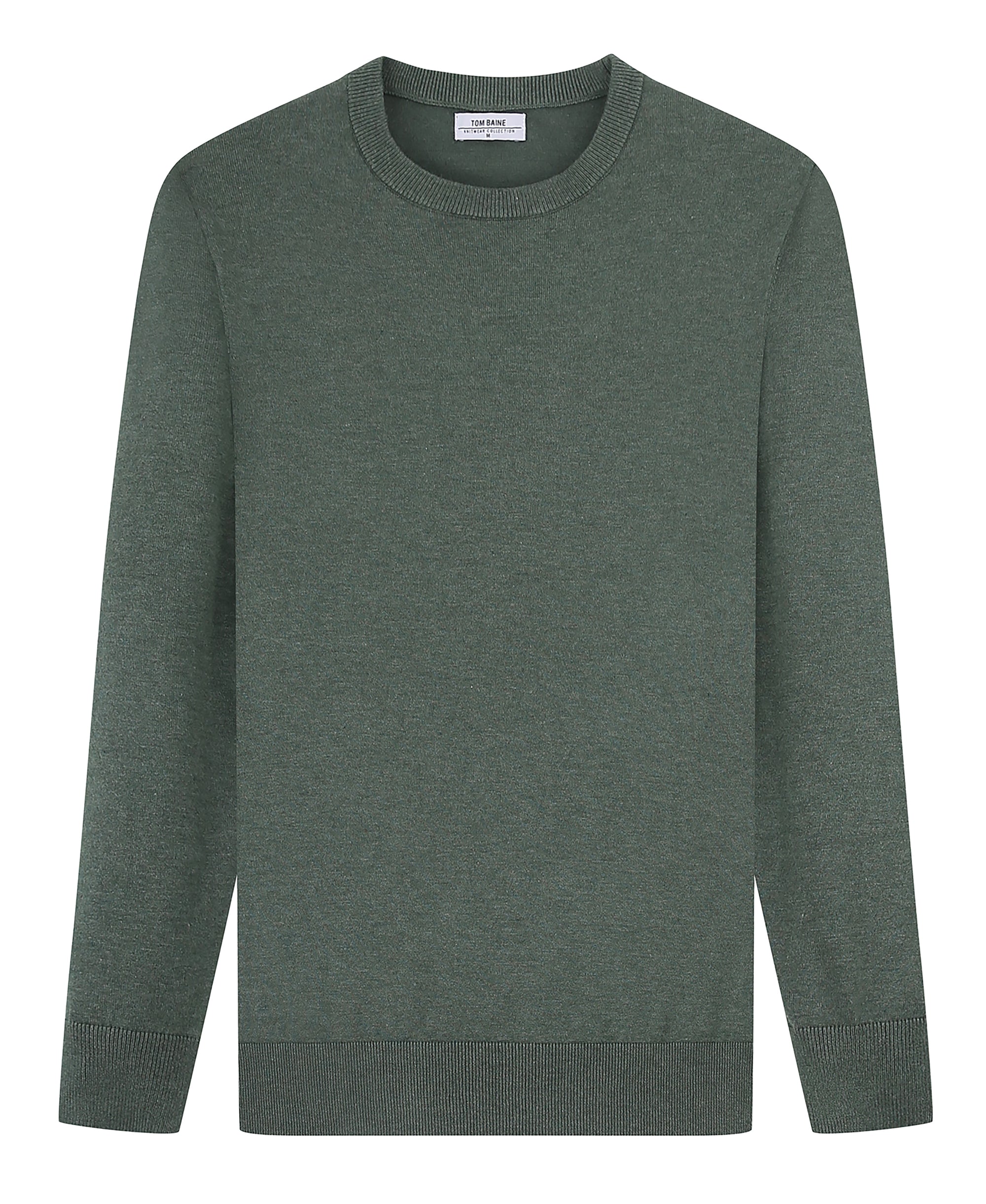 Cashmere Feel Crewneck Sweater (Hunter)