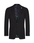 Men's Slim Fit Waffle Performance Stretch Solid Sport Coat Black