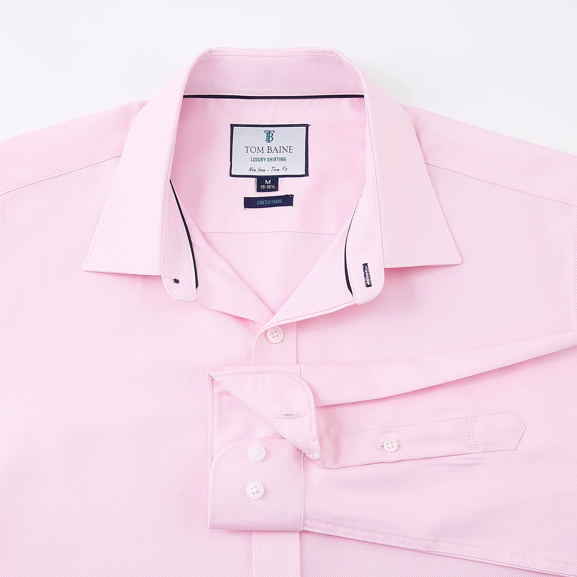 Bamboo Herringbone PINK (TB305)