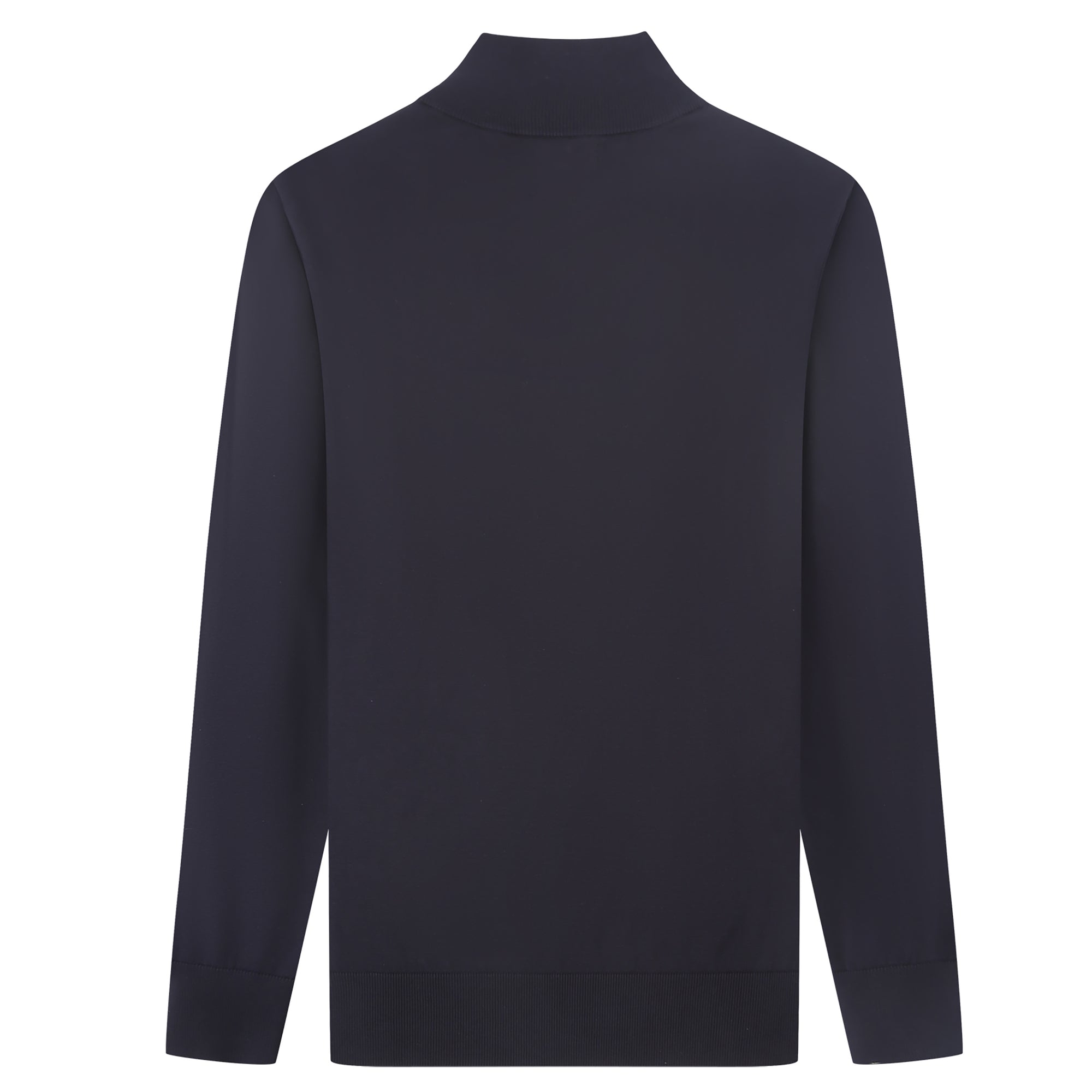 Cashmere Feel 1/4 Zip Sweater(Navy)