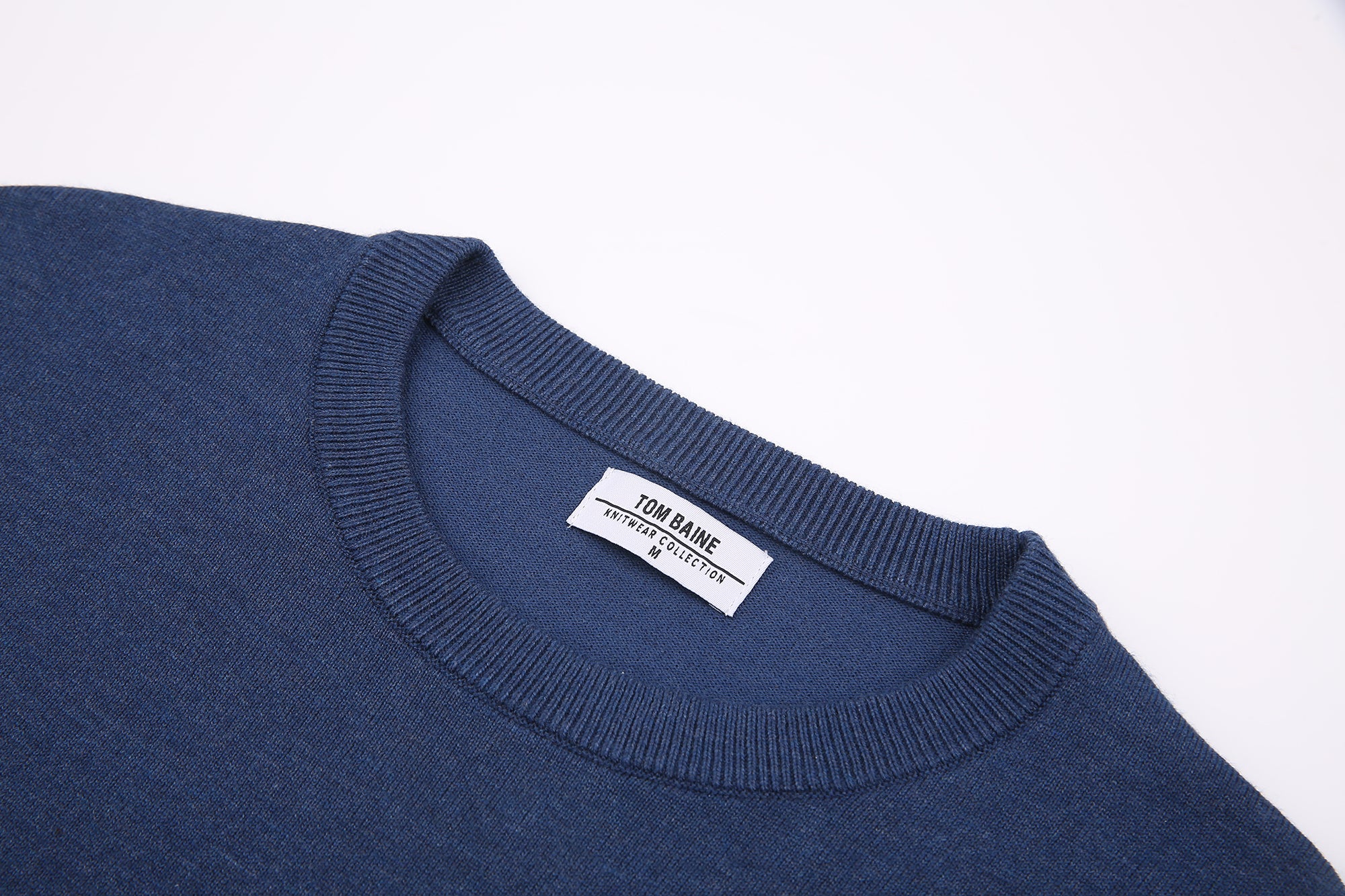 Cashmere Feel Crewneck Sweater (Royal