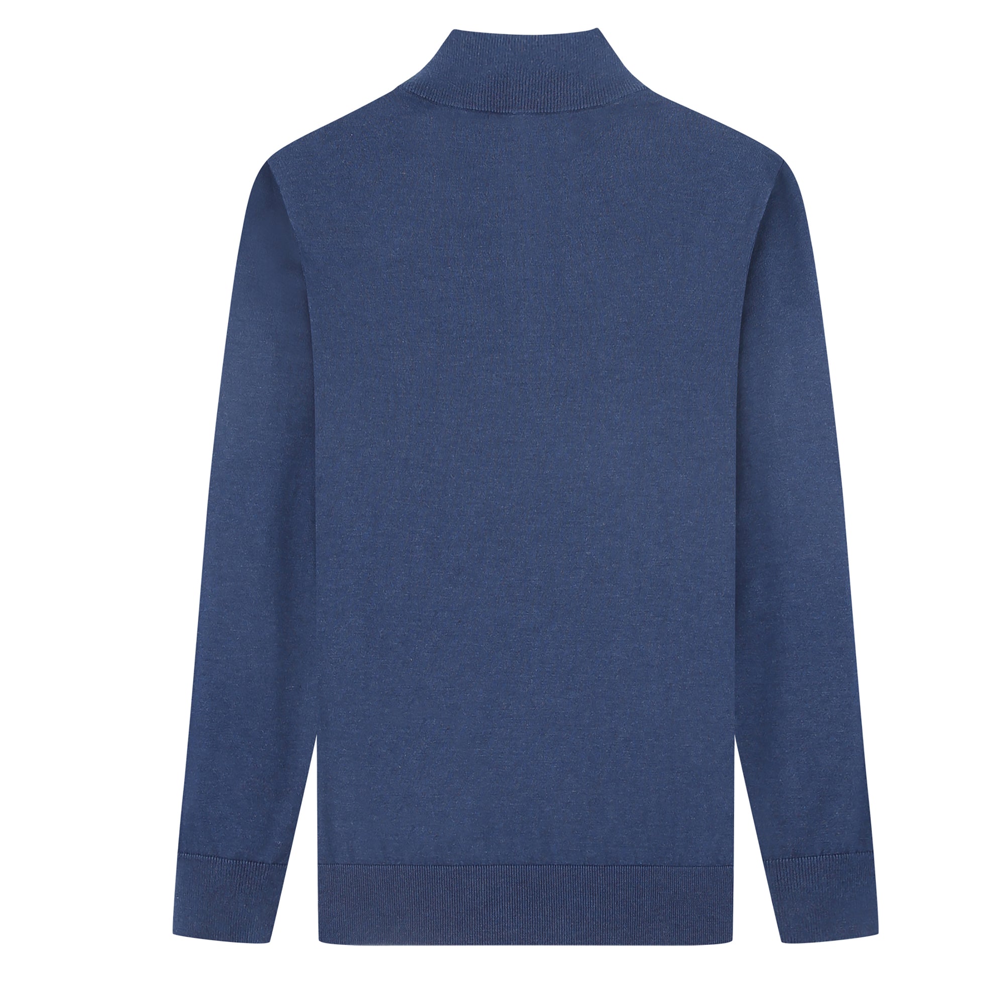 Cashmere Feel 1/4 Zip Sweater(Royal)