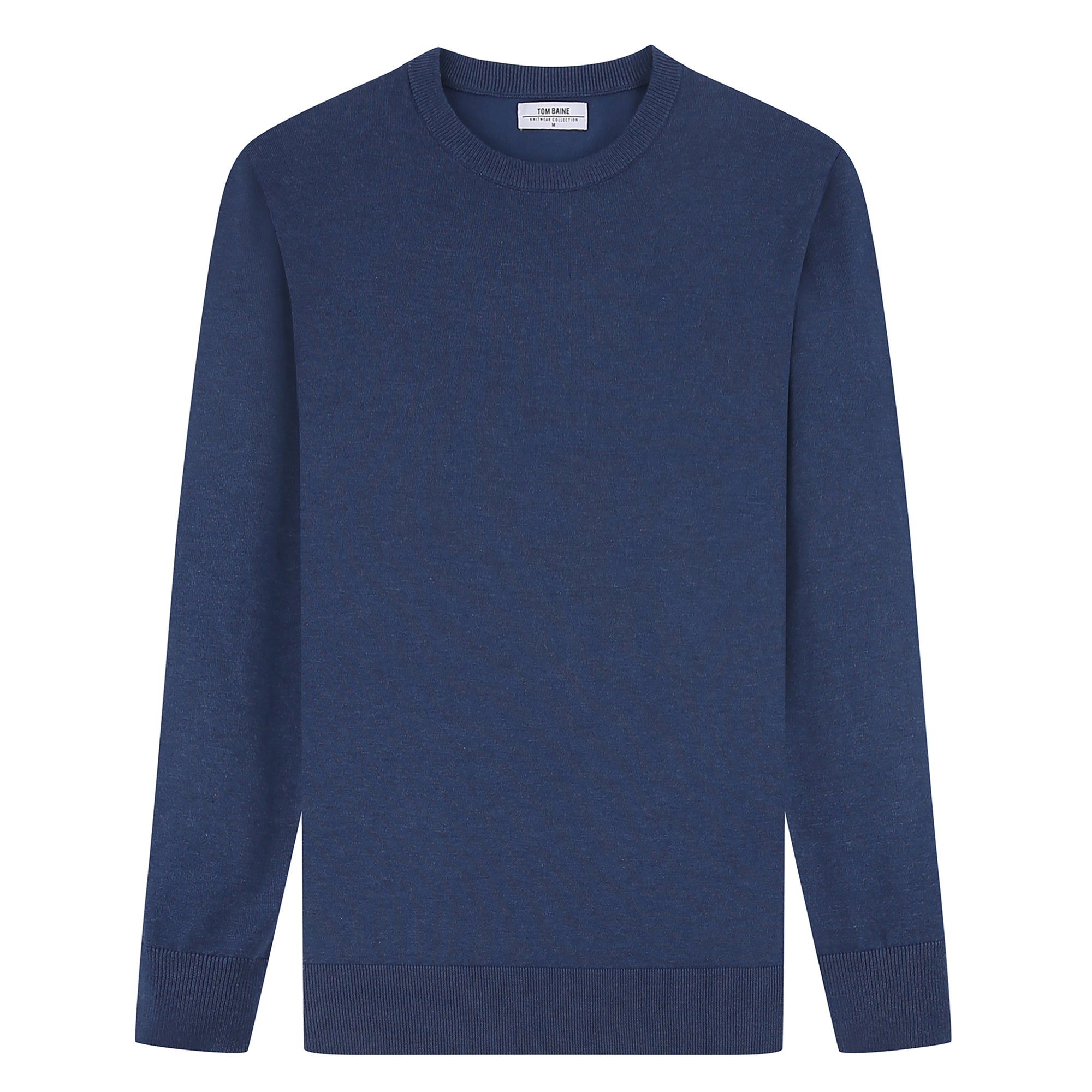 Cashmere Feel Crewneck Sweater (Royal