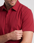 Short Sleeve Core Solid - Burgundy