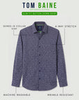 Core Geo Pattern Performance - Navy Eye