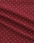 Short Sleeve Core Geo - Burgundy Dot