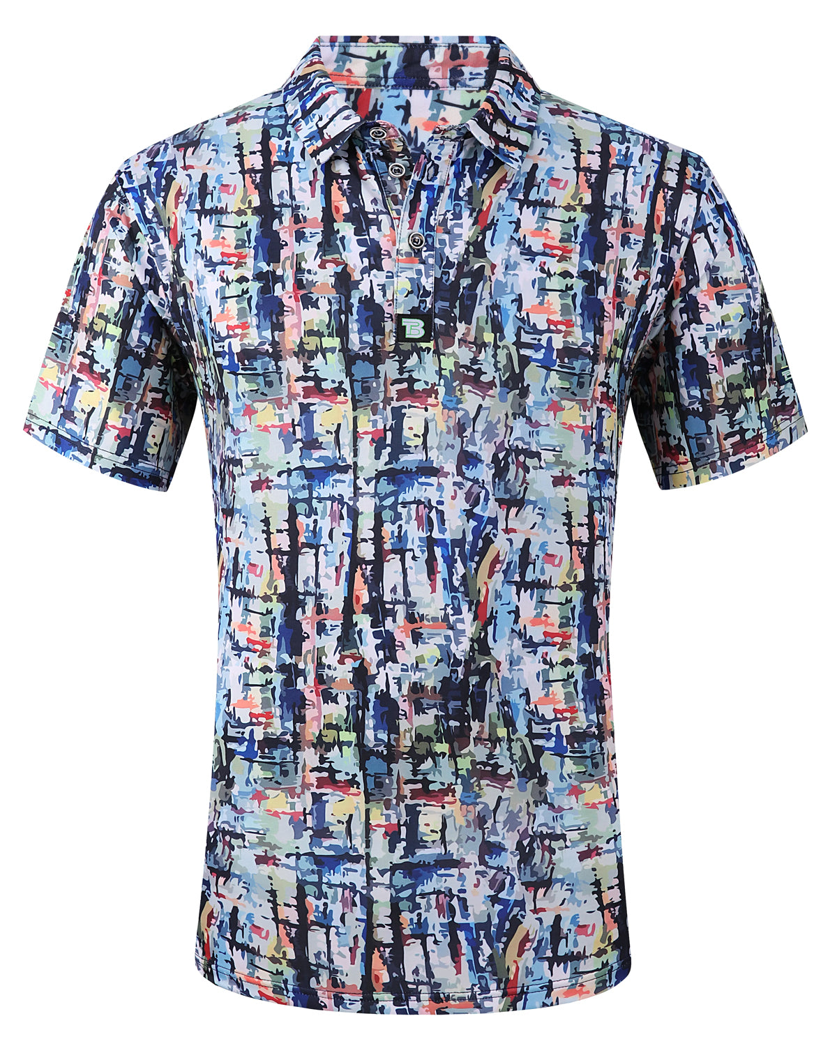 Men's Performance 4-Way Stretch Golf Polo MULTI 2