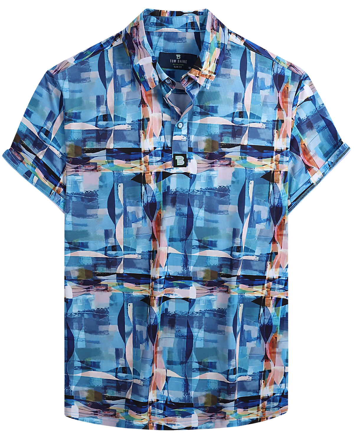 Men's Performance 4-Way Stretch Golf Polo Sky