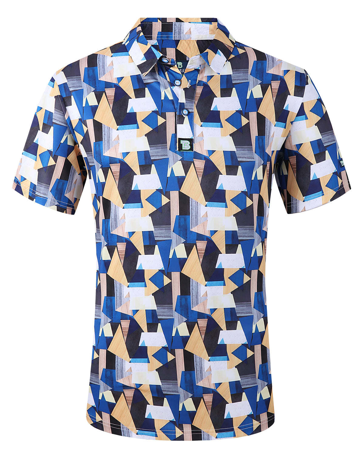 Men's Performance 4-Way Stretch Golf Polo Royal