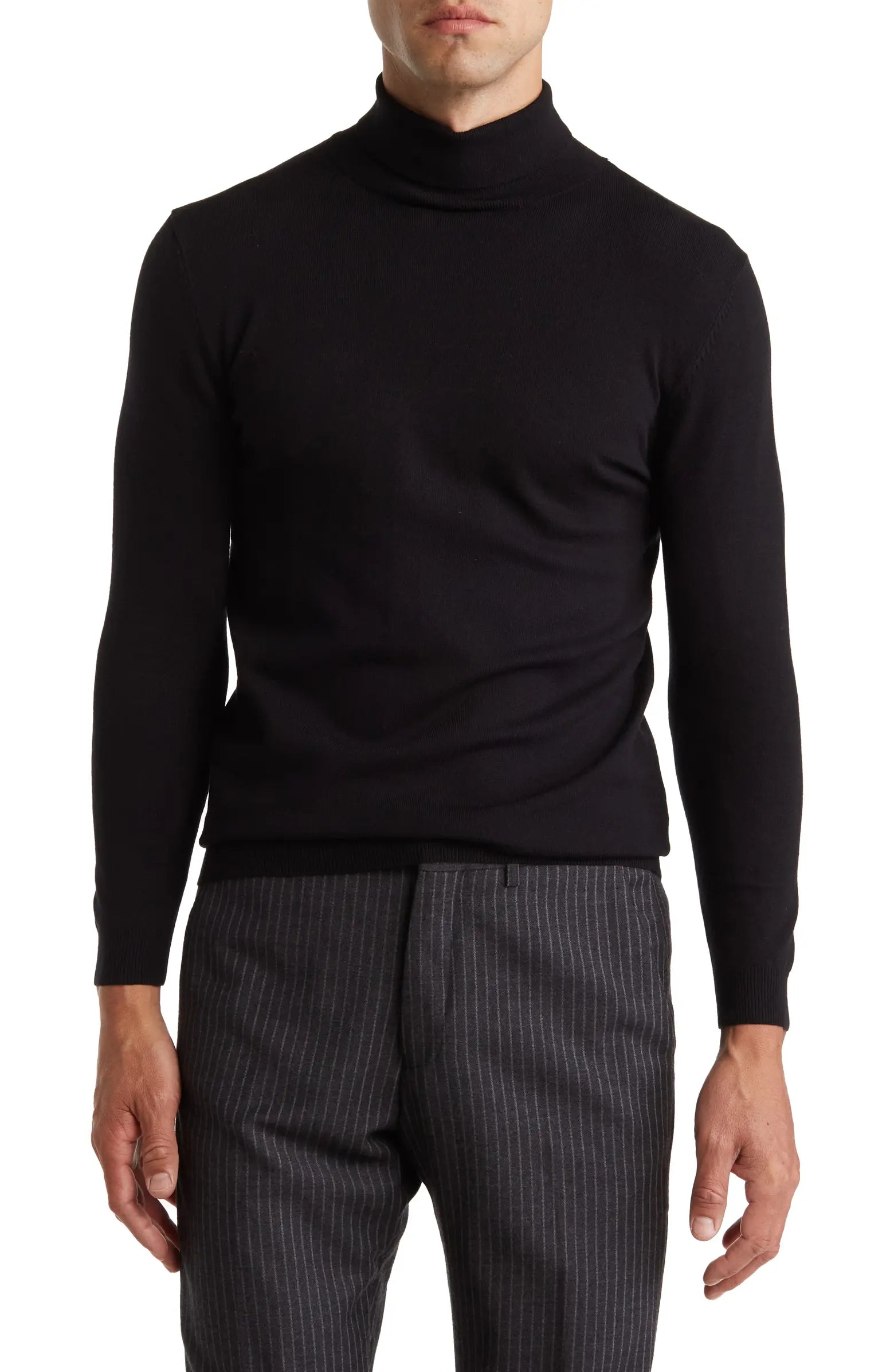 Performance Turtleneck Sweater Black