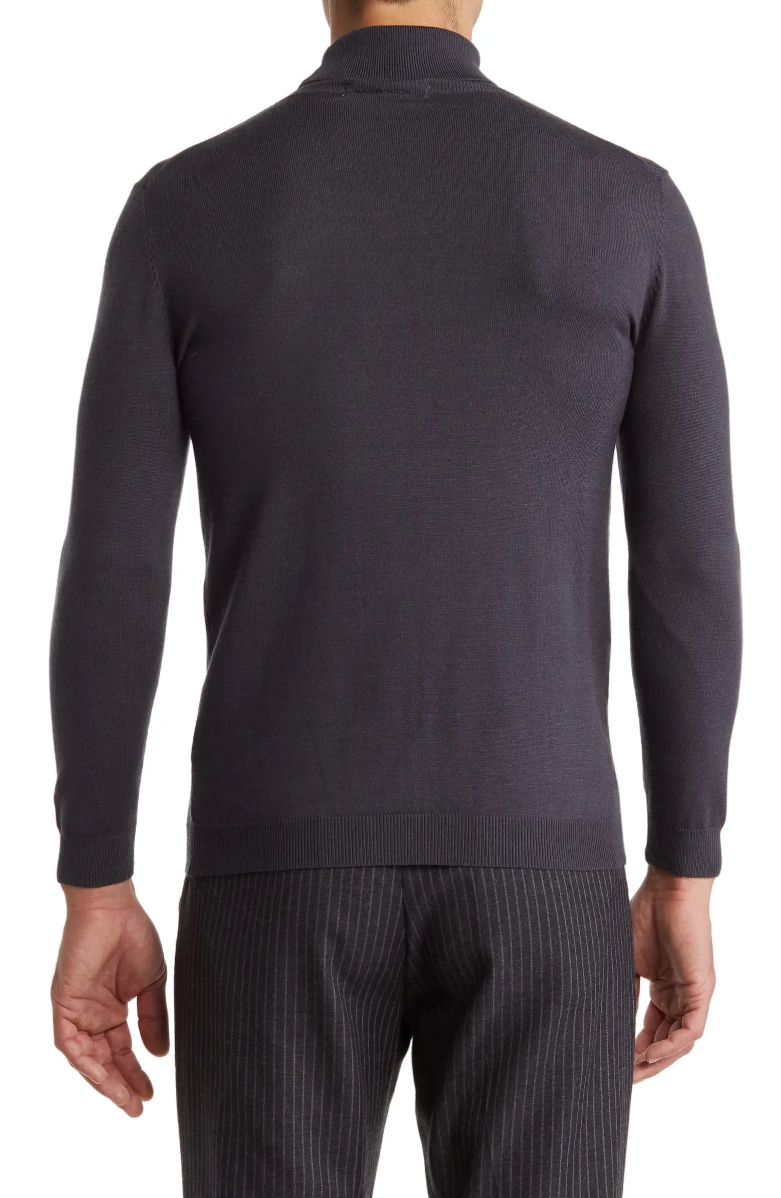 Performance Turtleneck Sweater Charcoal