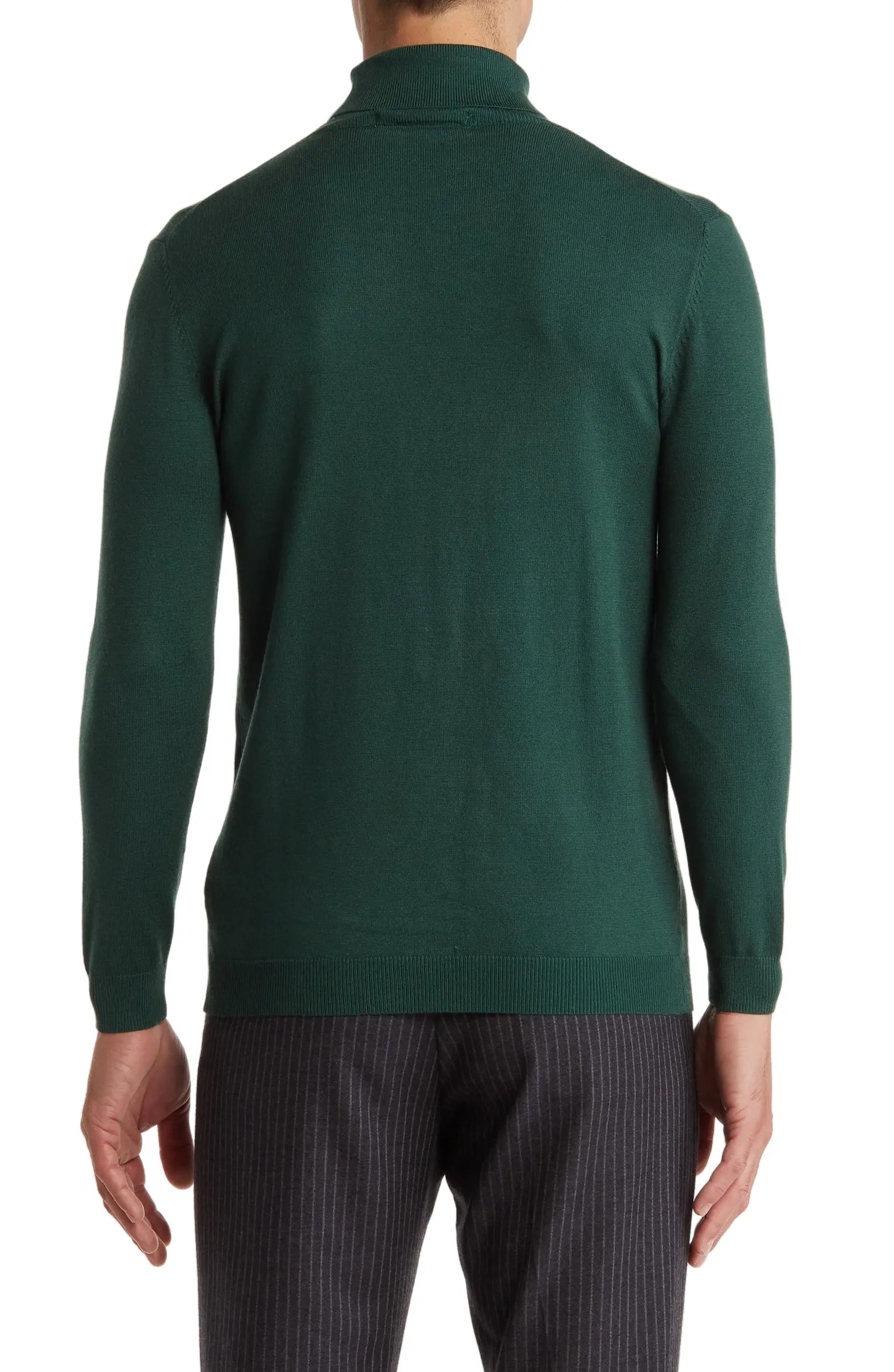 Performance Turtleneck Sweater Hunter Green