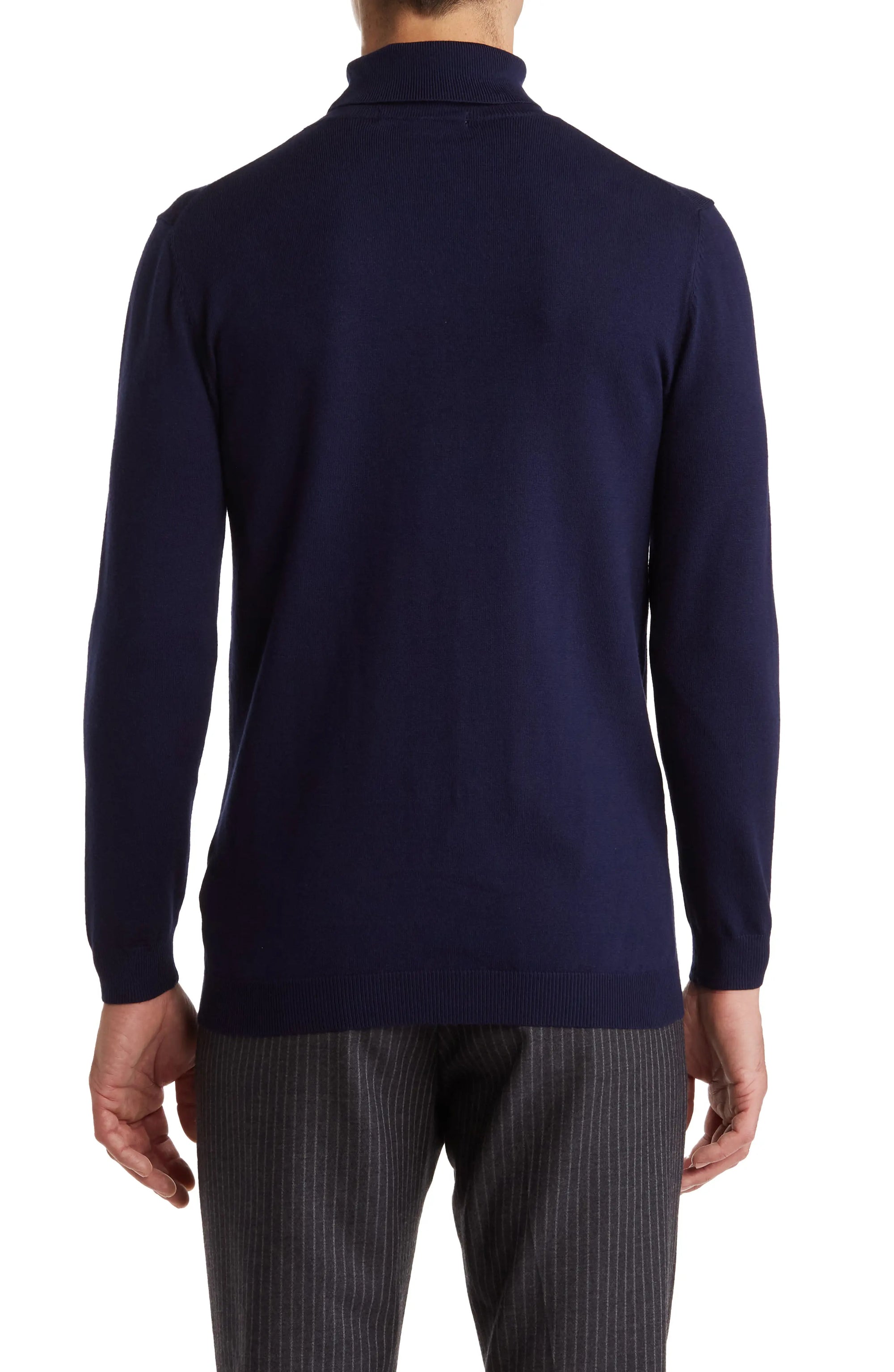 Performance Turtleneck Sweater Navy