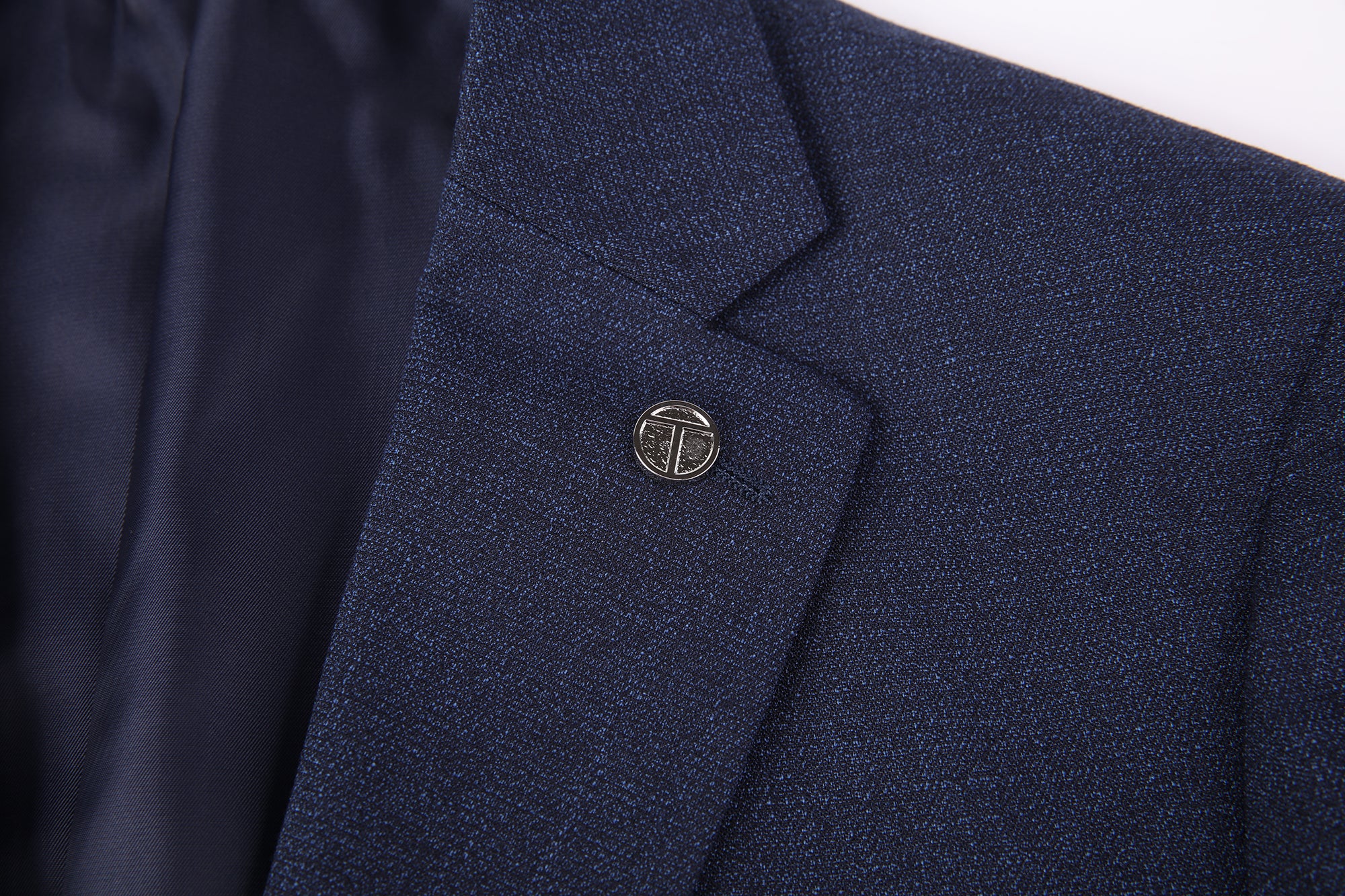 Men's Slim Fit Cotton Performance Stretch Knit Sport Coat Navy 257