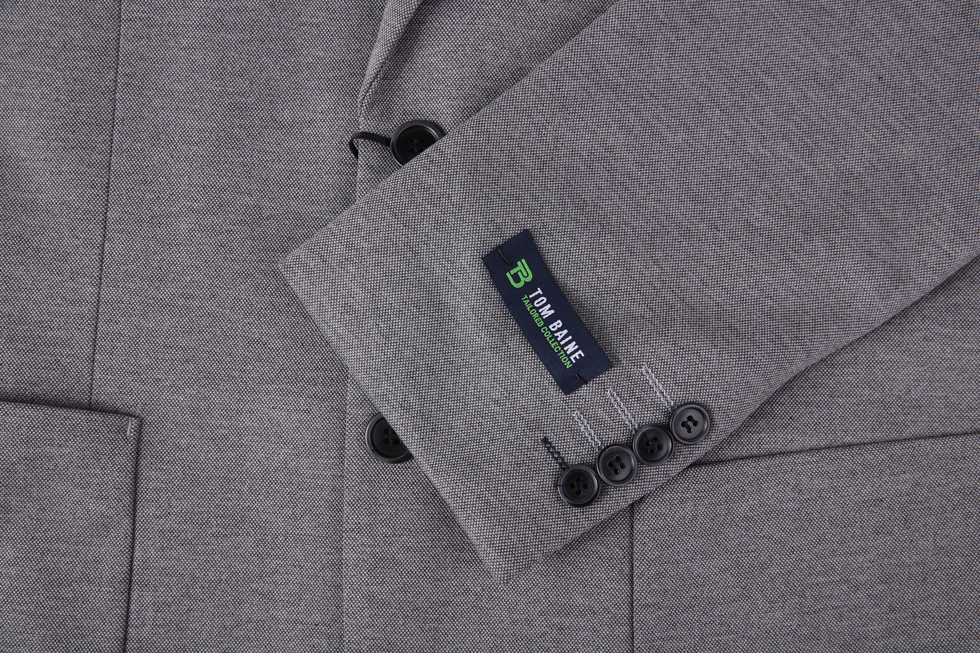 Men's Slim Fit Cotton Performance Stretch Solid Sport Coat Silver