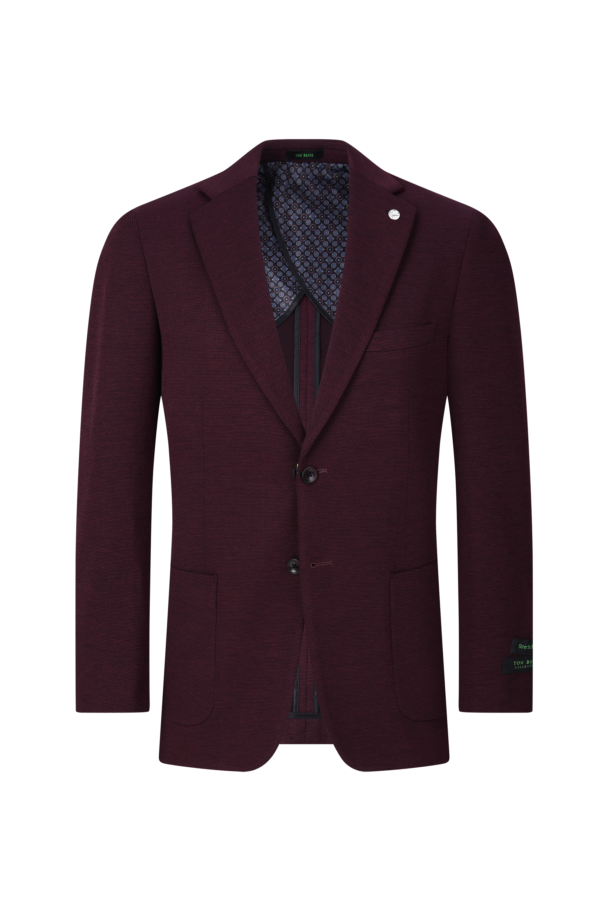 Modern Vintage Collection Sport Coat BURGUNDY TBK701