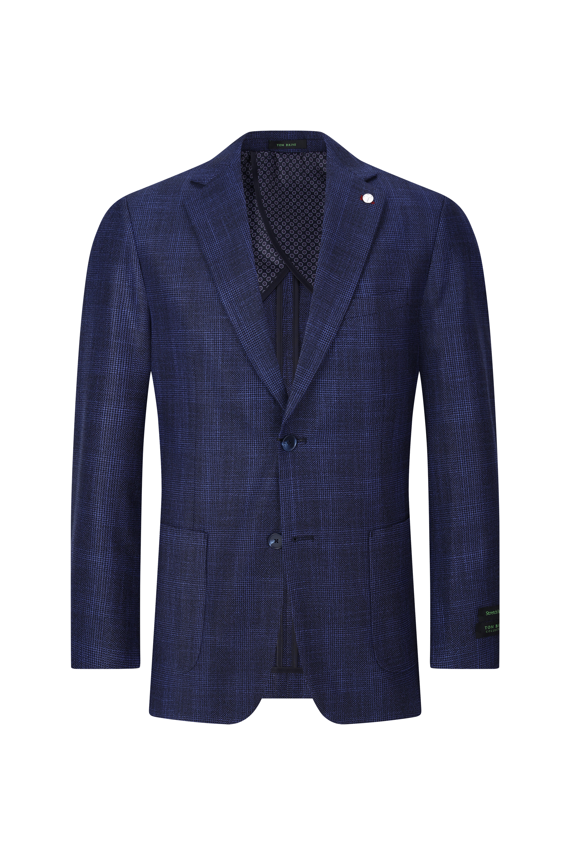 Modern Vintage Collection Sport Coat PLAID-BLUE TBK504