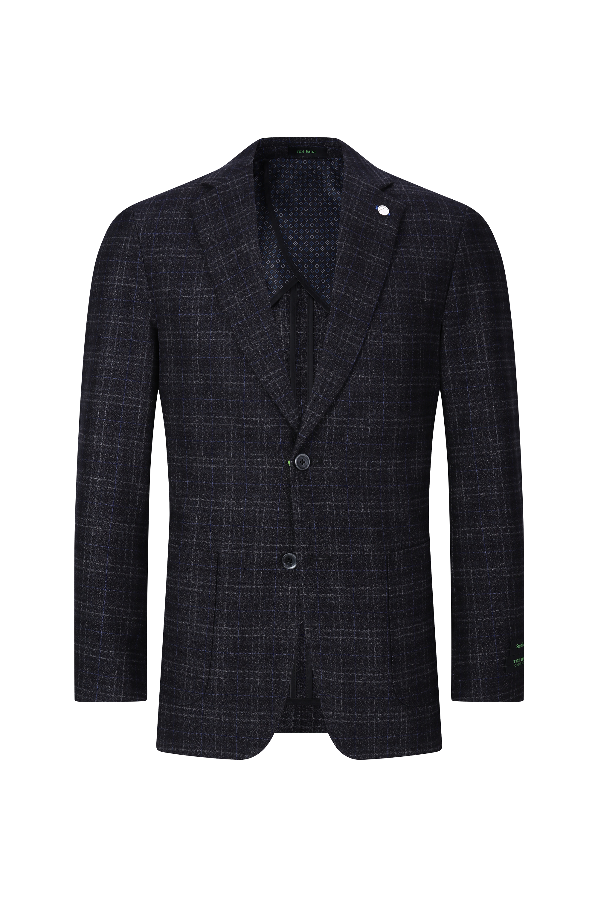 Modern Vintage Collection Sport Coat PLAID CHARCOAL TB259