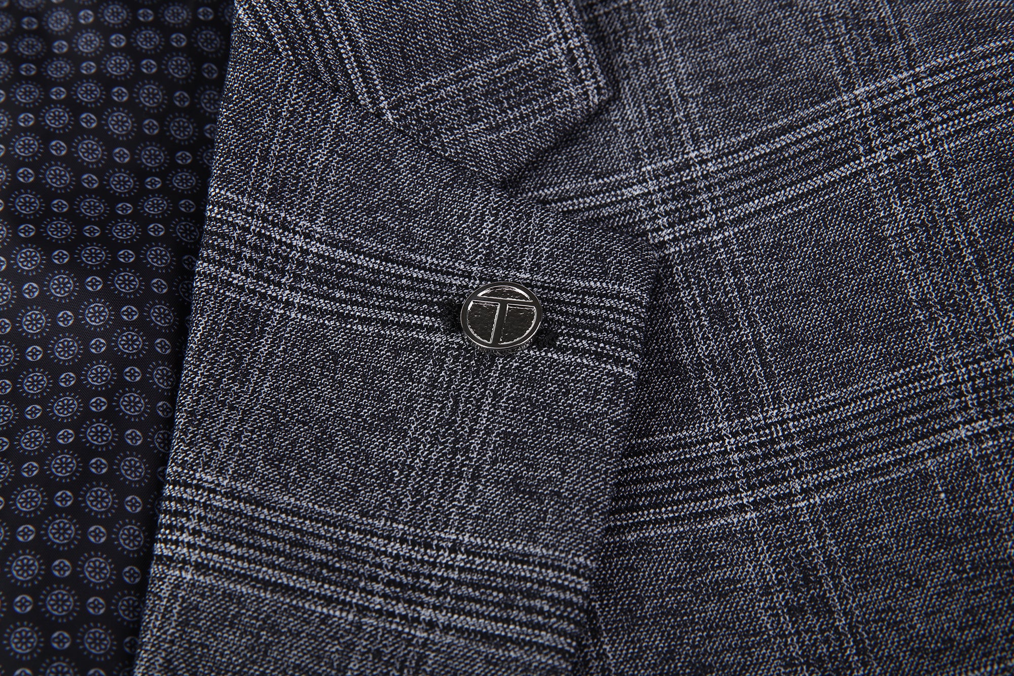 Modern Vintage Collection Sport Coat  PLAID GREY TBK501