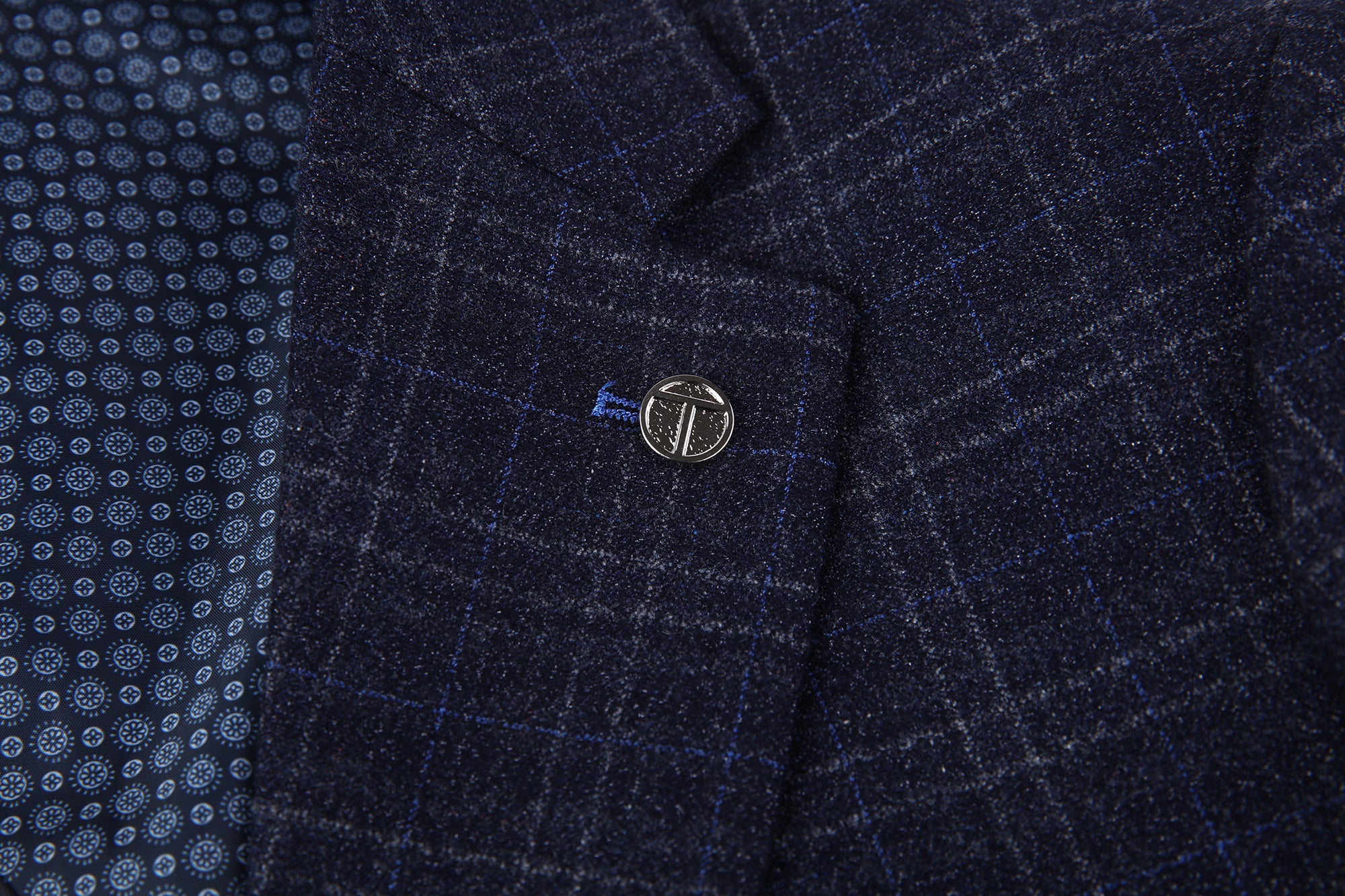 Modern Vintage Collection Sport Coat PLAID TB259 BLUE