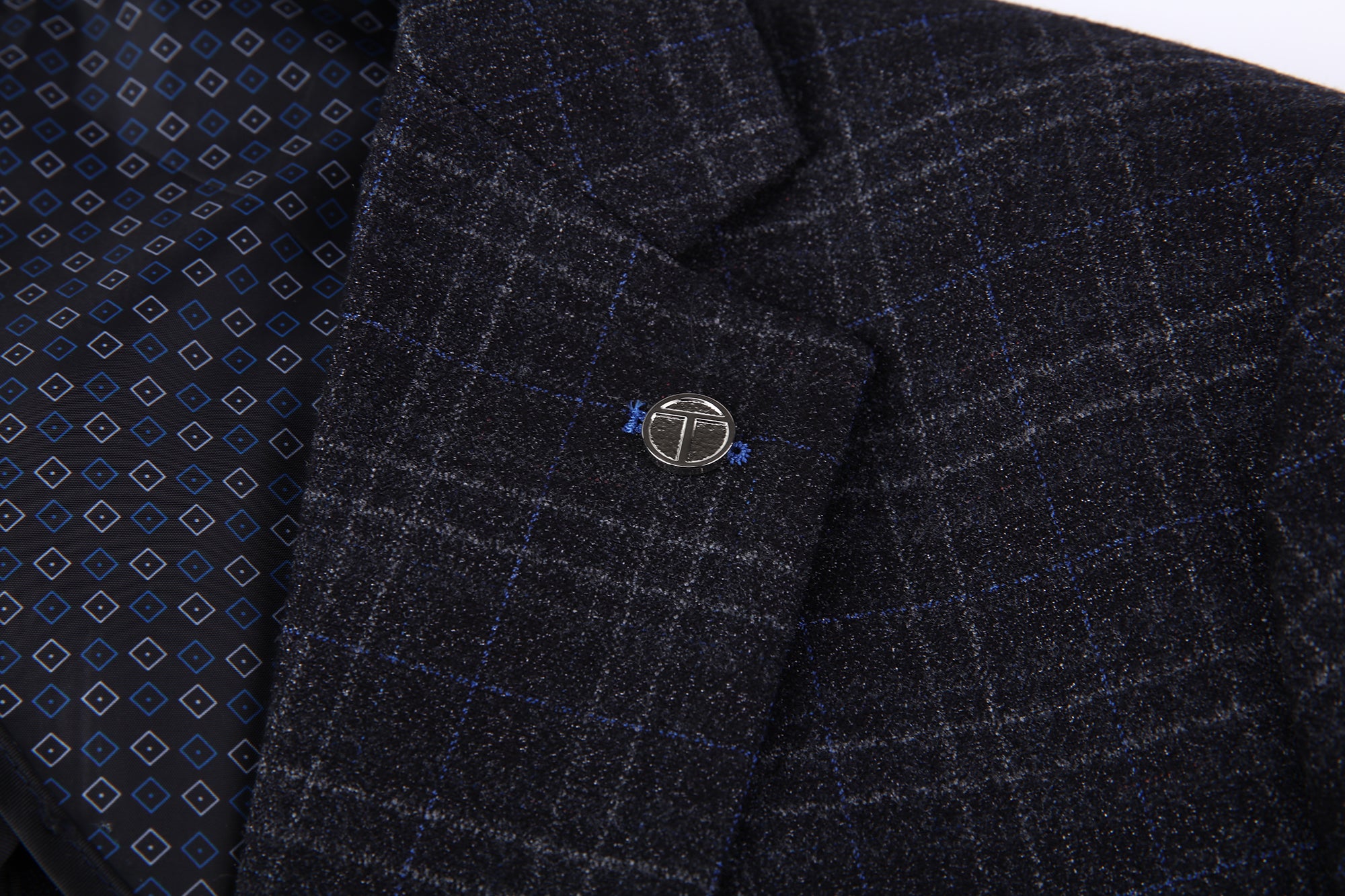 Modern Vintage Collection Sport Coat PLAID CHARCOAL TB259