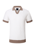TB Two-Tone Buttonless Polo