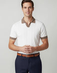 TB Two-Tone Buttonless Polo