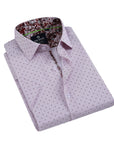 Men's Slim Fit Performance Stretch Short Sleeve Light Pink