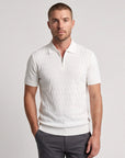 Amolde Knit Polo - White
