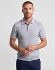 Positano Knit Polo - Grey