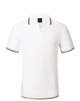 Positano Knit Polo - White