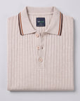 Positano Knit Polo - Tan