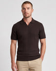 Bellagio Knit Polo - Brown