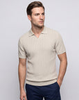 Bellagio Knit Polo - Khaki