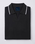 Taormina Knit Polo - Black