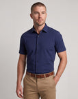 Short Sleeve Core Solid - Navy